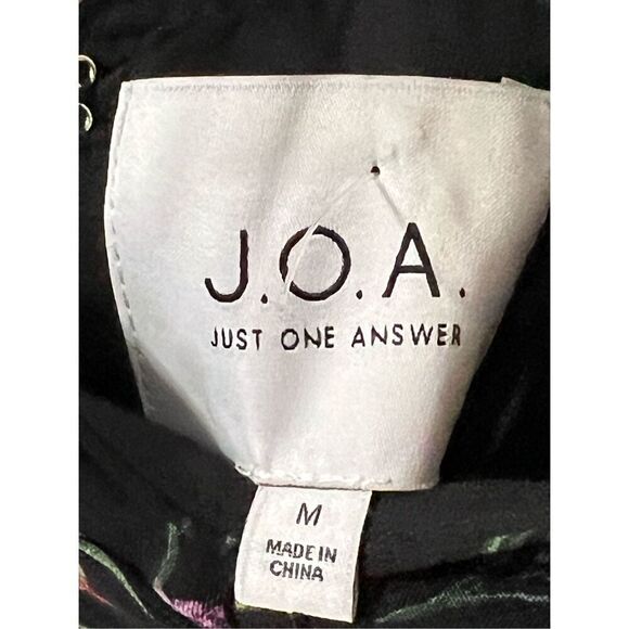 JOA womens Cowl Neck Floral Sheer Jumpsuit NWT - Picture 8 of 9